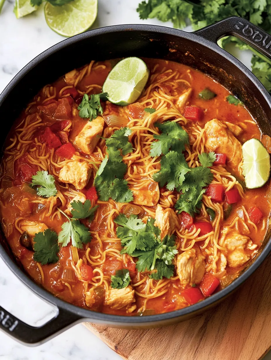 Un bol de chili avec poulet et citron vert.