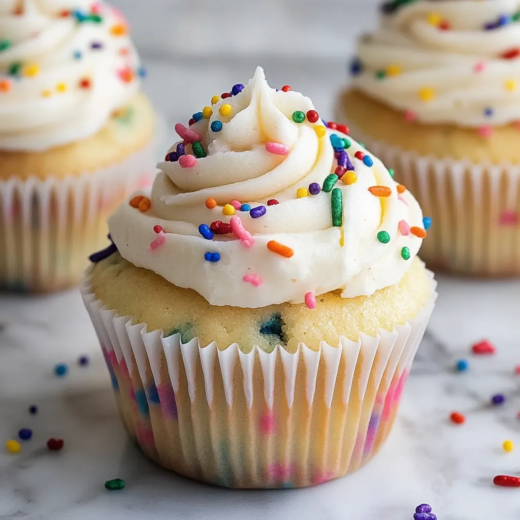 Un mini gâteau décoré de perles sucrées multicolores.