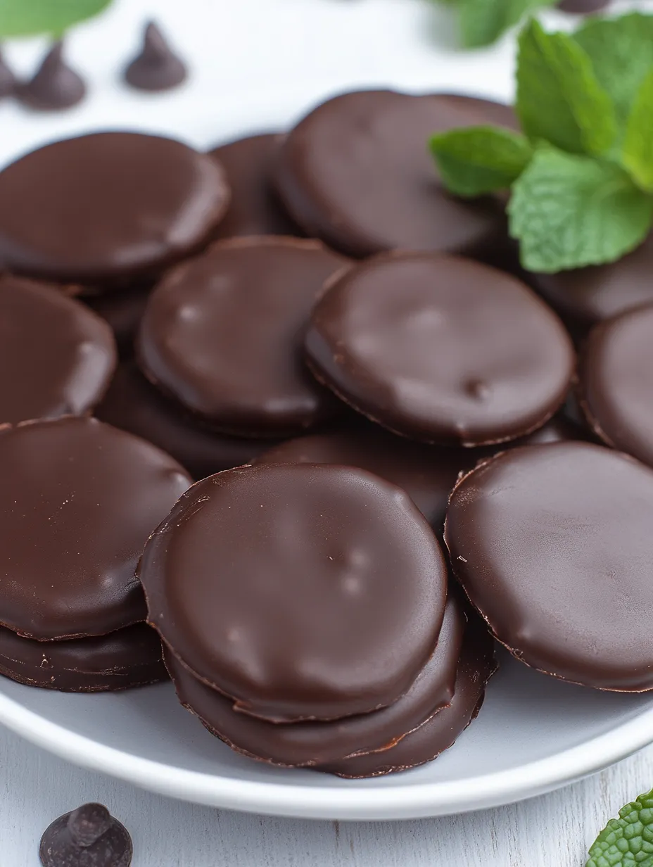 Une assiette de biscuits chocolat.