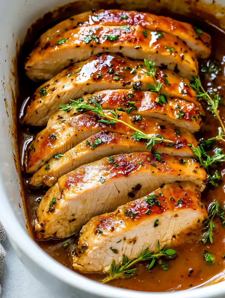 Poulet avec herbes et épices.