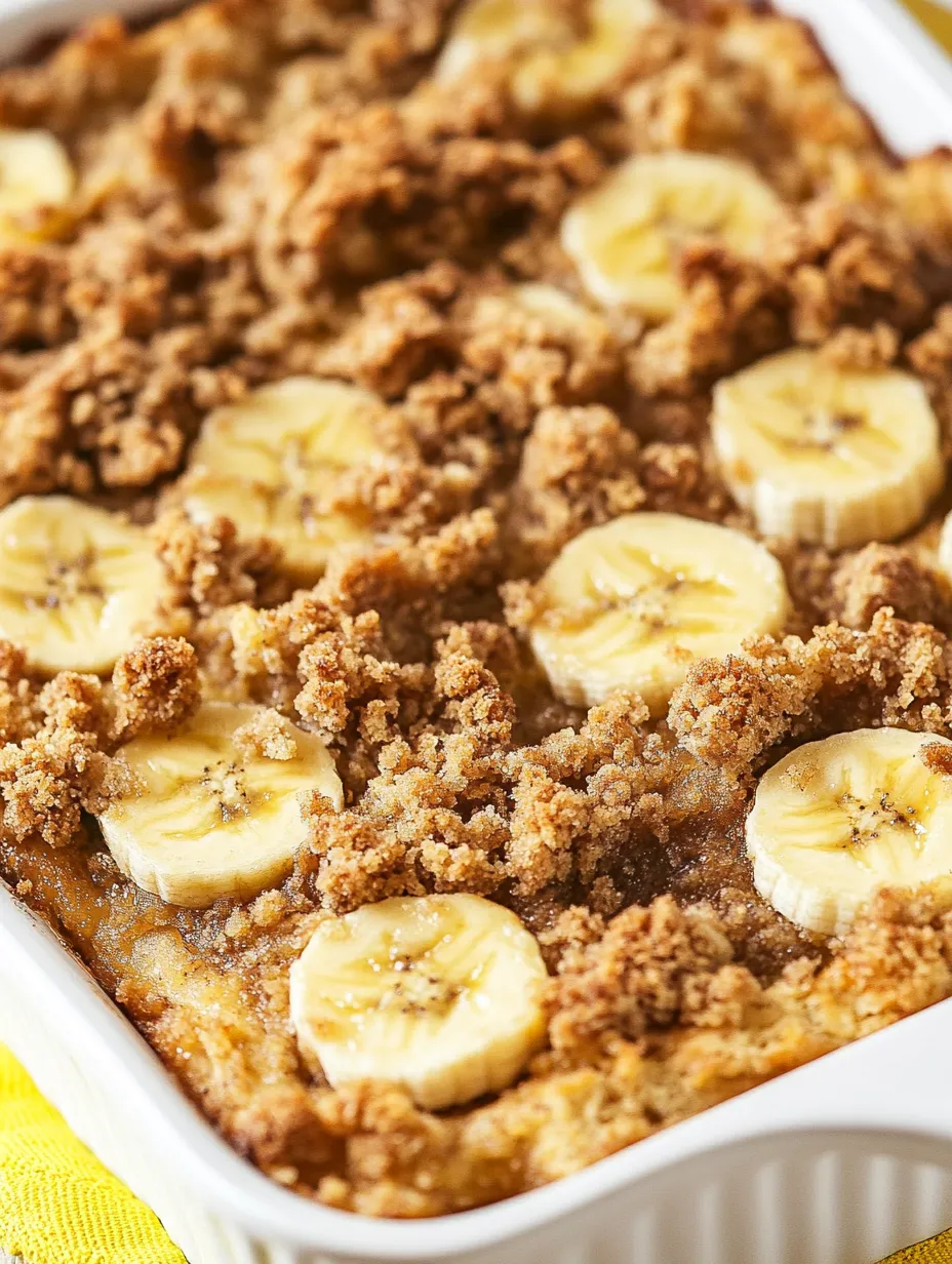 Gros plan sur un dessert aux bananes et à la cannelle.