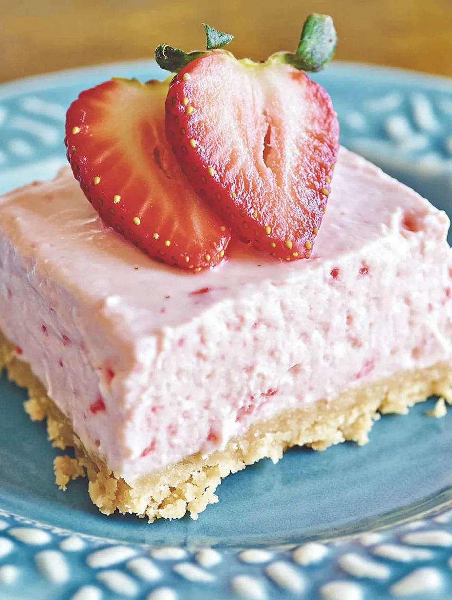 Une part de gâteau avec des fraises dessus.