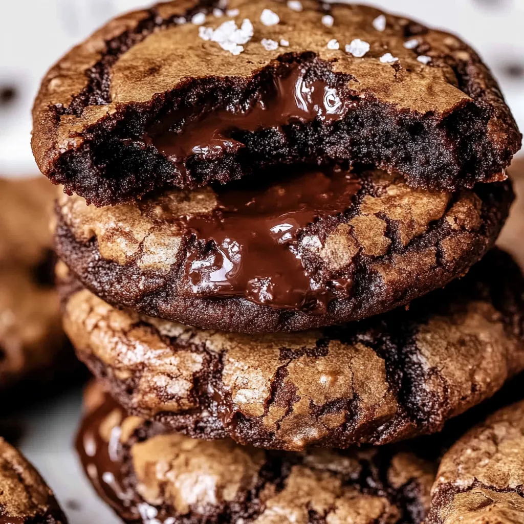 Biscuits aux pépites de chocolat avec filet de chocolat.