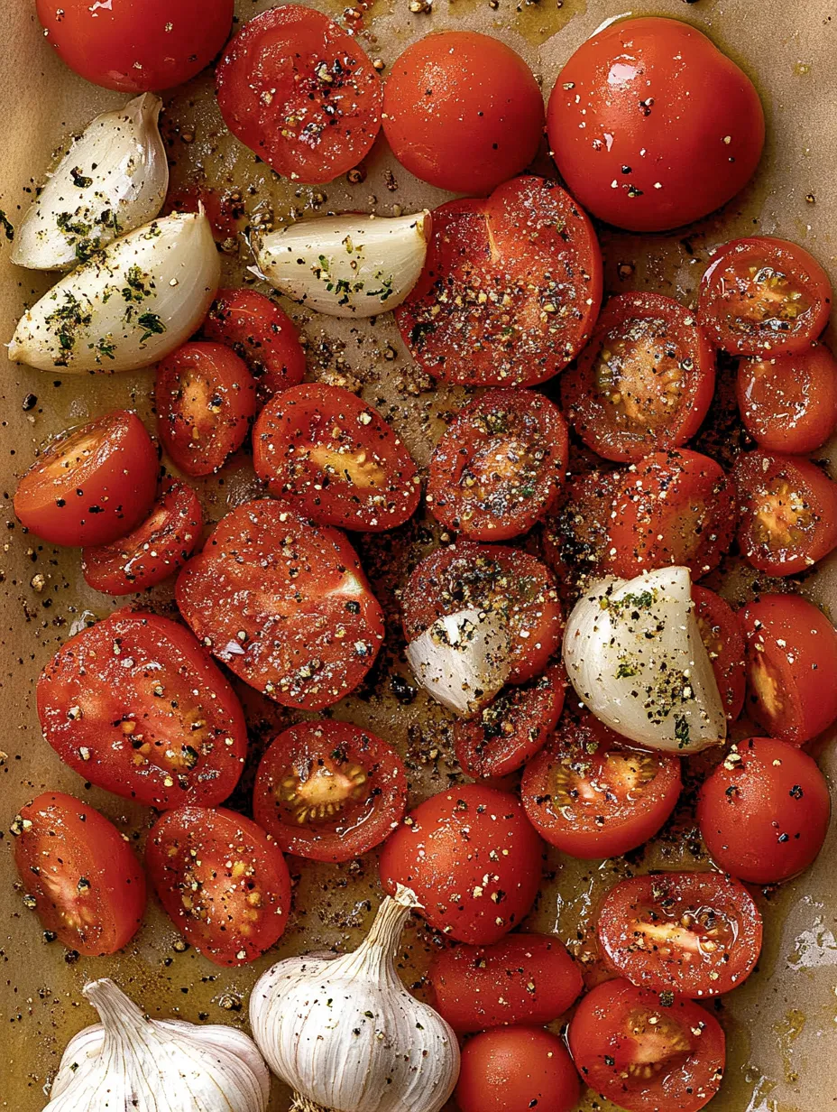 Tomates et oignons sur une assiette.