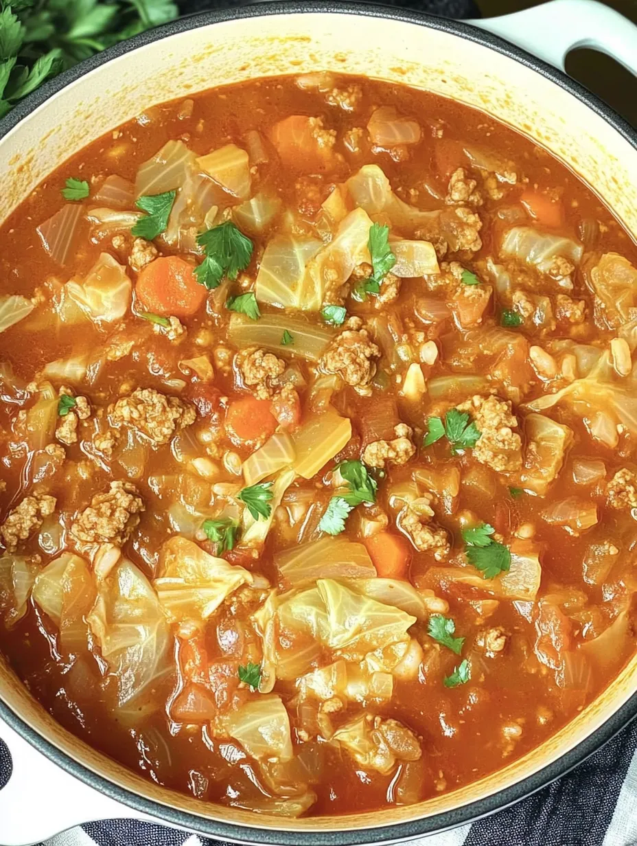Un bol de soupe avec viande et légumes.