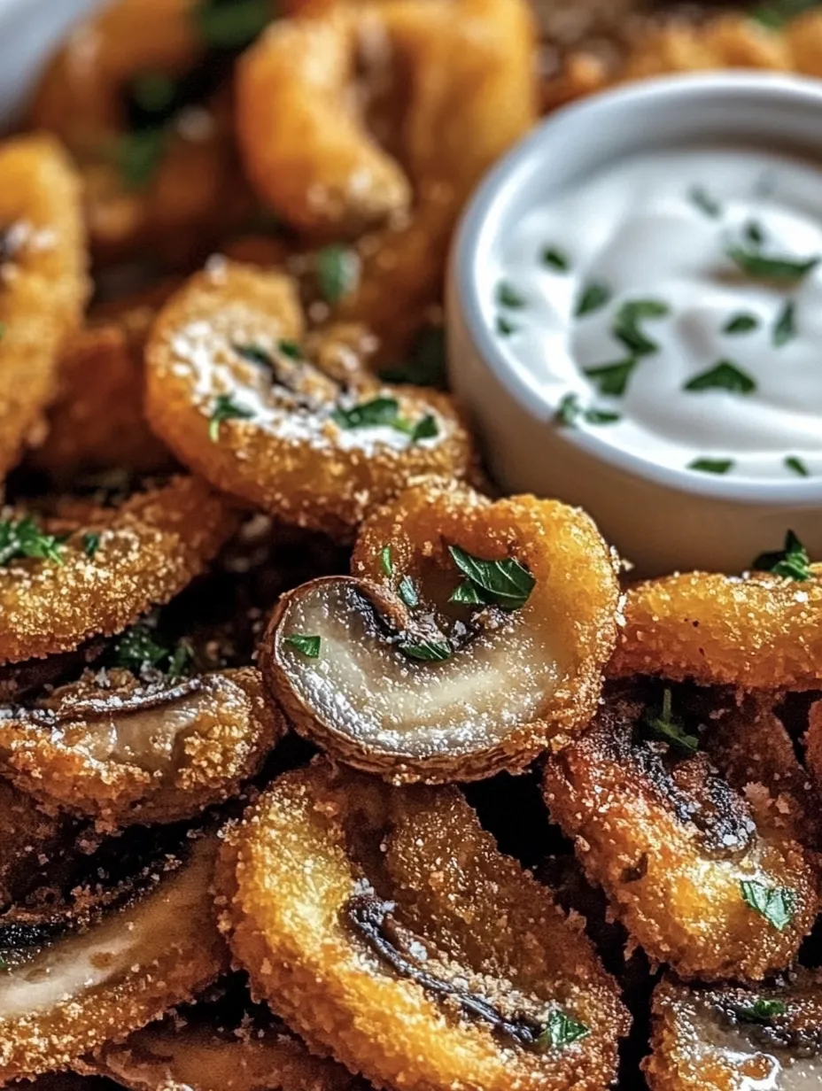 Un bol de rondelles d'oignon frites avec une noix de crème fraîche par-dessus.