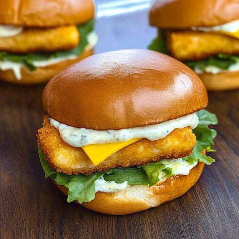 Burger de Poisson façon fast-food