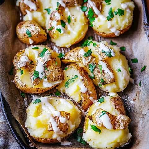 Pommes de terre écrasées